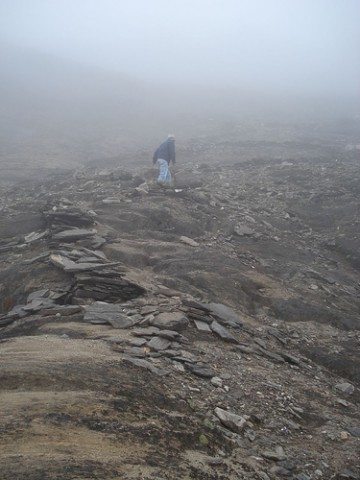 The steep climb to Roopkund