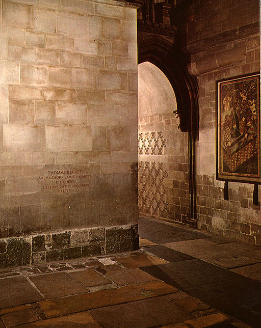 Site of Becket’s murder