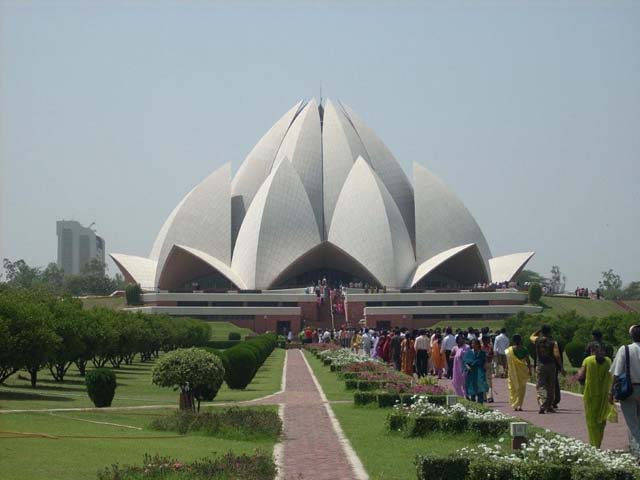 Front View with pathway leading to temple