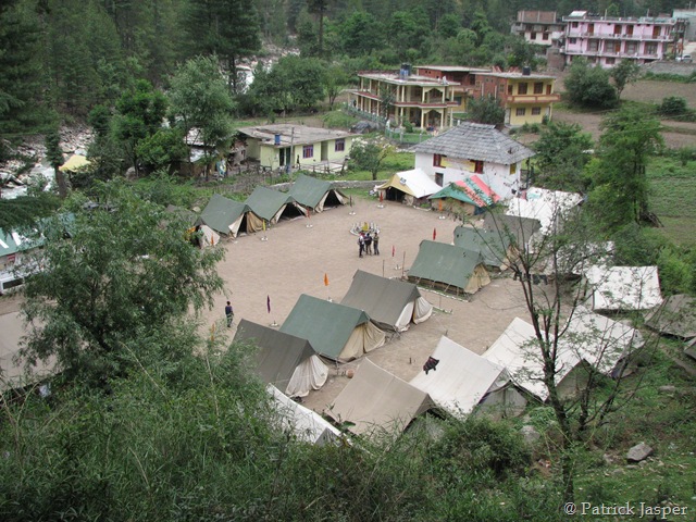 View of the Base Camp - Tents and all