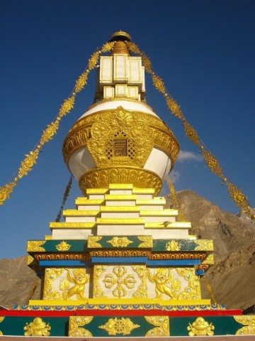 The decorations at Tabo Monastery