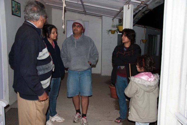 Mr. Singh in a conversation with guests from the Metros 