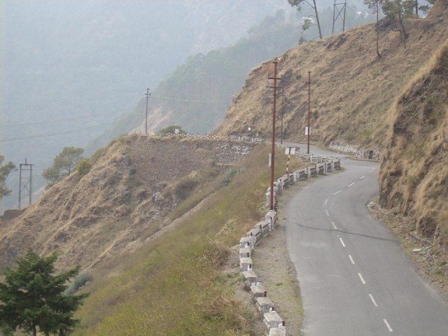 Driving Towards Nainital - Amid Hills