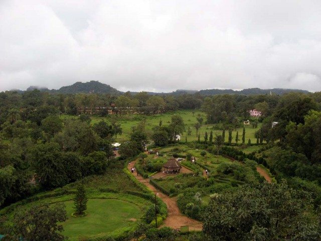 View from Pandava Caves