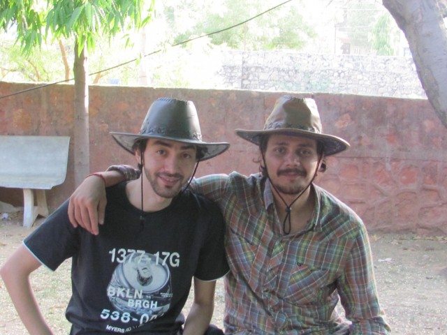 3 Iliyas and Vishal waitng for Jeep Safari