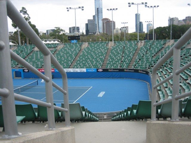 PIC 10 - Tennis court at Rod Laver Arena