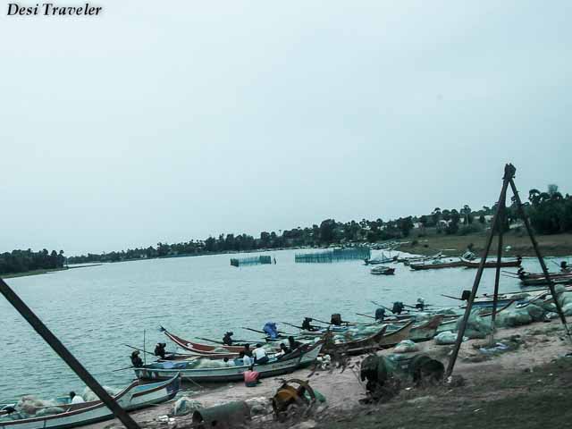 Fishing Village close to Alamparai Fort