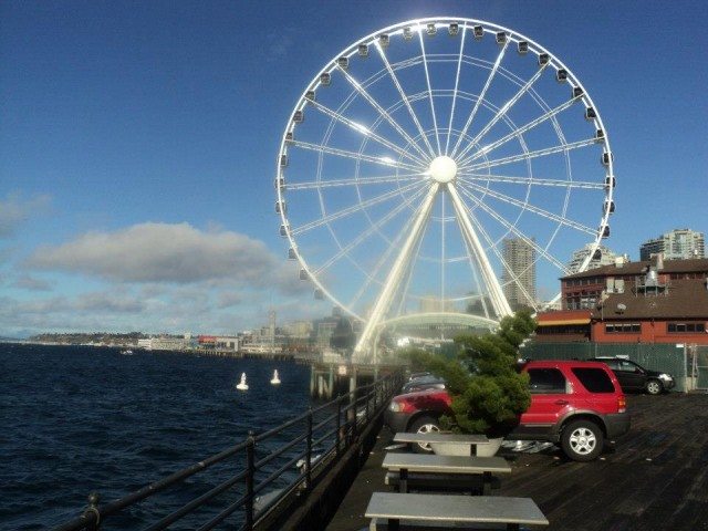 Merry go round at  Seattle Sea Shore