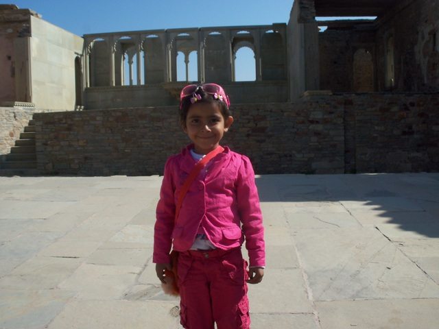 Little devi Pavani at Kumbha Mahal