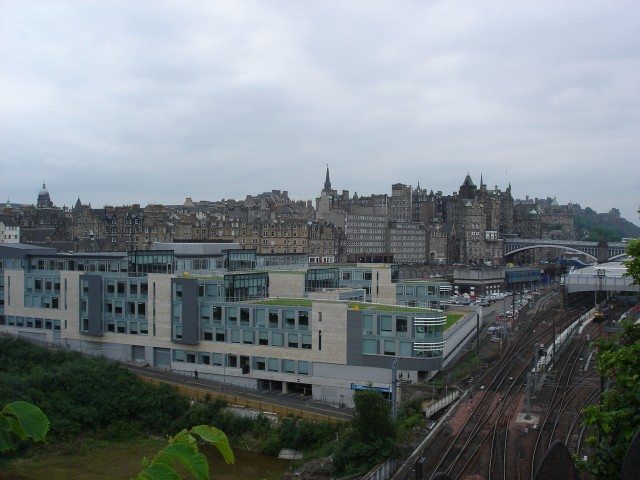 Edinburgh from base of Regent's Terrace