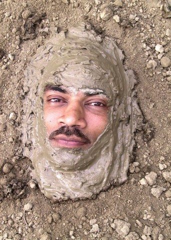 Bhu-samaadhi at Naturopathy Resort, Saharanpur.