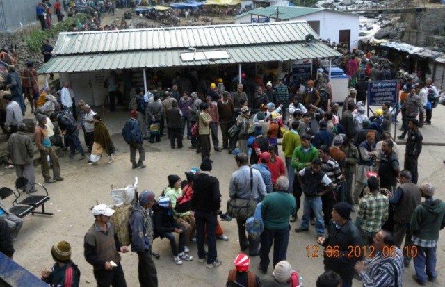 Booking office for Mules / Palkies / Kandies 