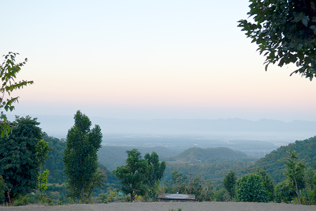 Early winter morning in the hills