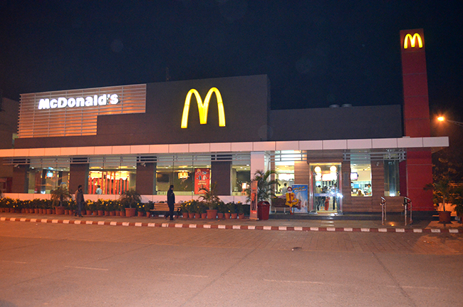 Stopped at McDonalds for dinner