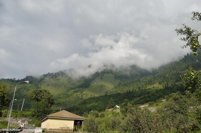 Cloudy Mountains over Sarahan