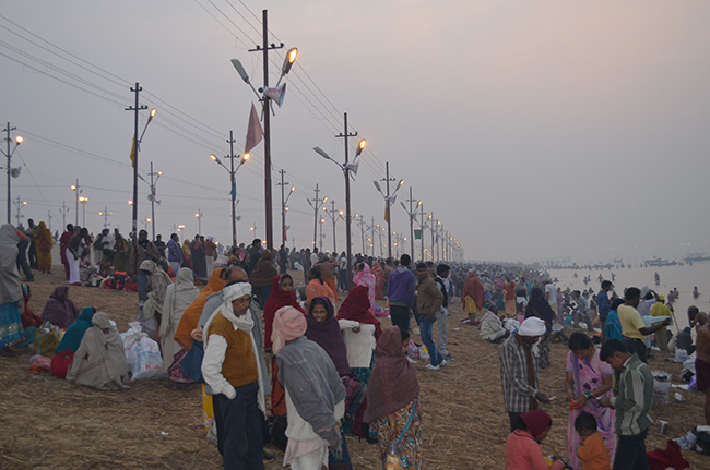 Holy dip in the morning