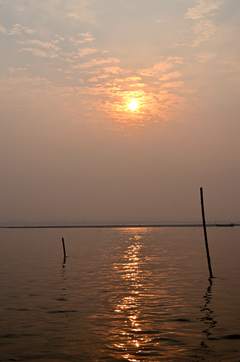 Sunrise at Sangam