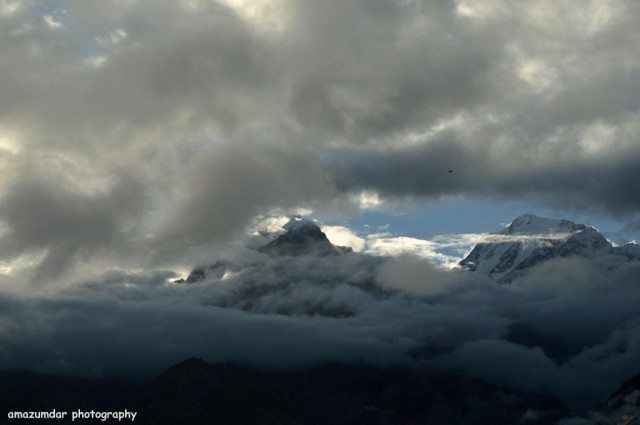 A bit of light through the clouds
