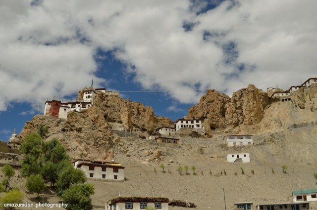 Closer view of Monastery while way up 