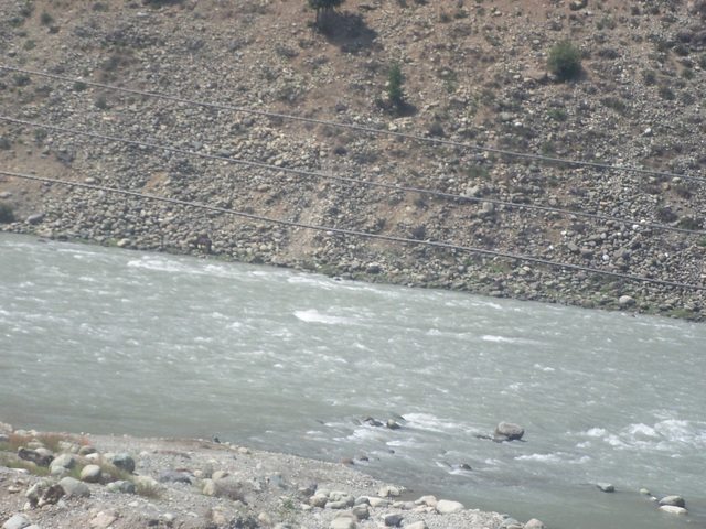 River Indus with all its fury