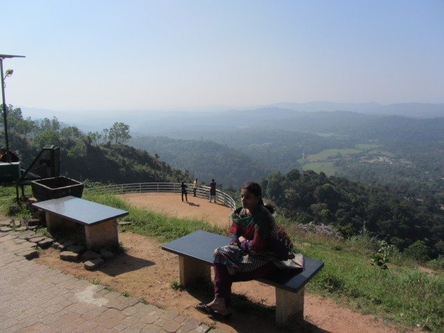 Wifey enjoying the views and the solitude