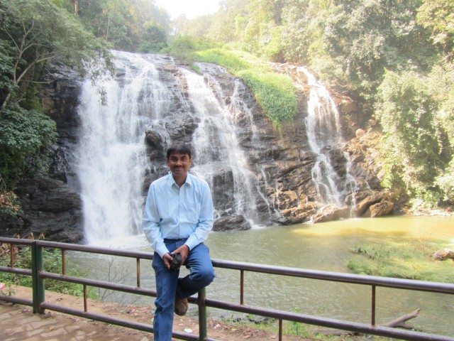 The water level was minimal at the falls