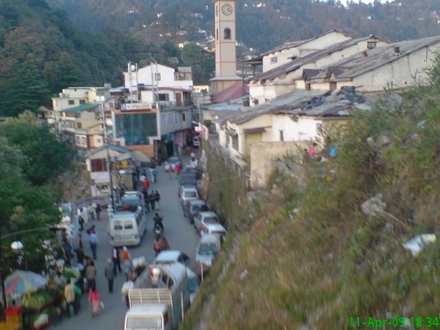 From the balcony of the Hotel