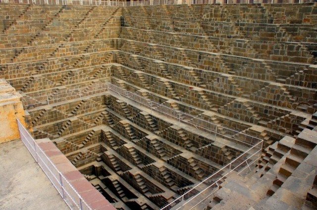 Chand Baori, Abhaneri, one of the most impressive stepwells I have seen so far