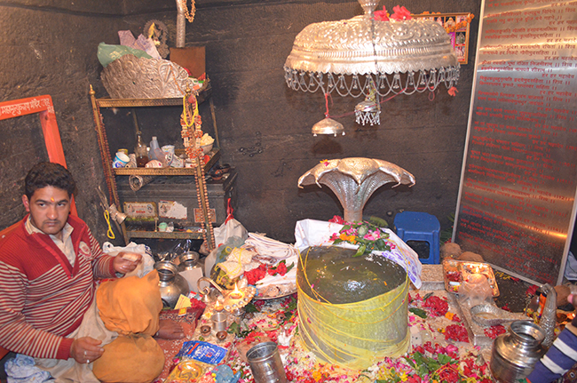 Inside Mritunjaya Temple