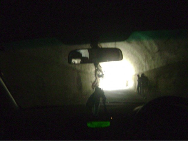 रुद्रपरयाग मे छोटी सी सुरंग।