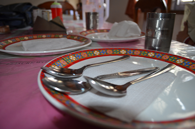 Waiting for the food