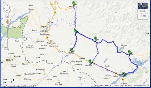 Different roads to Udhampur