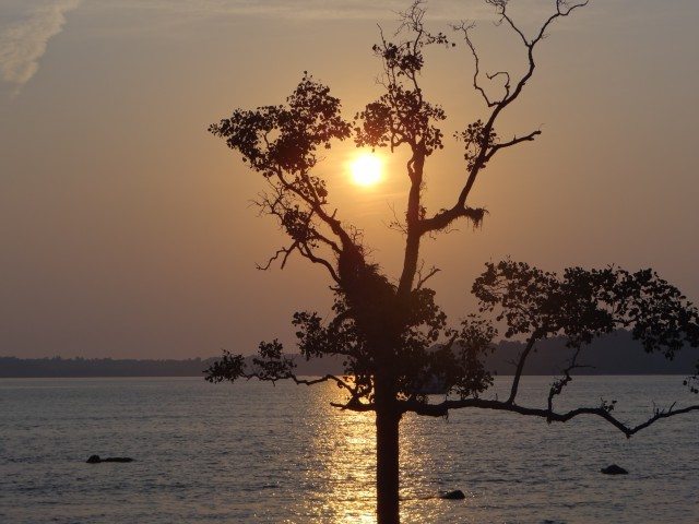 Sunset at Chidiya Tapu