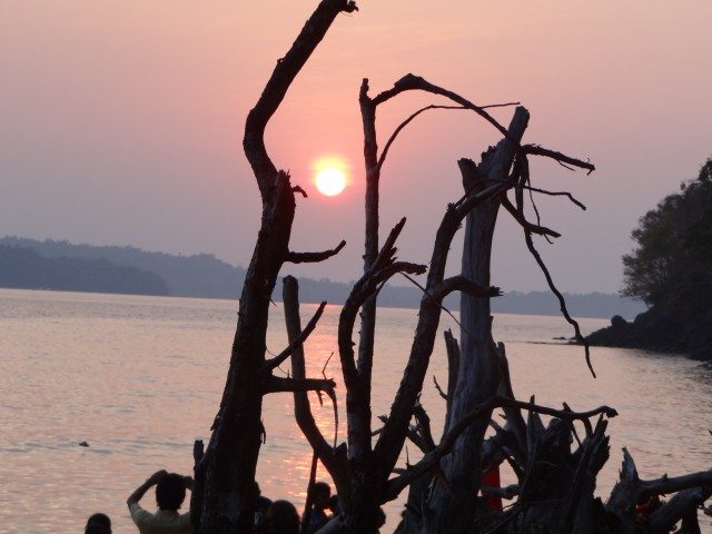Sunset at Chidiya Tapu