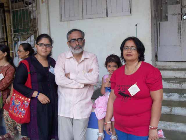 During Heritage walk in ahmedabad