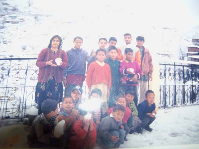 With Savita, my wife, and Kids