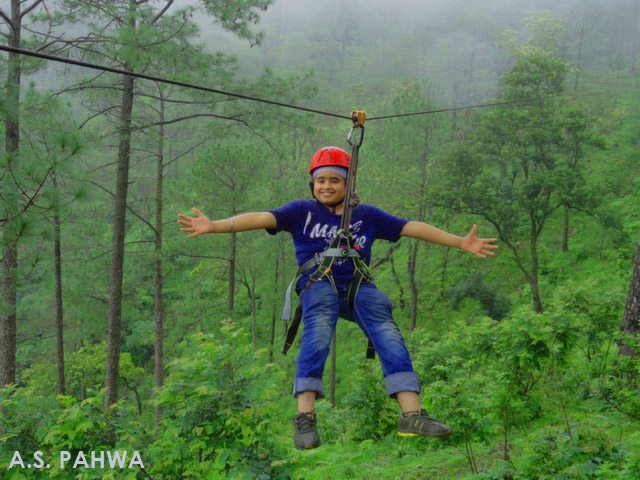 Zip line is thrilling and adventures both