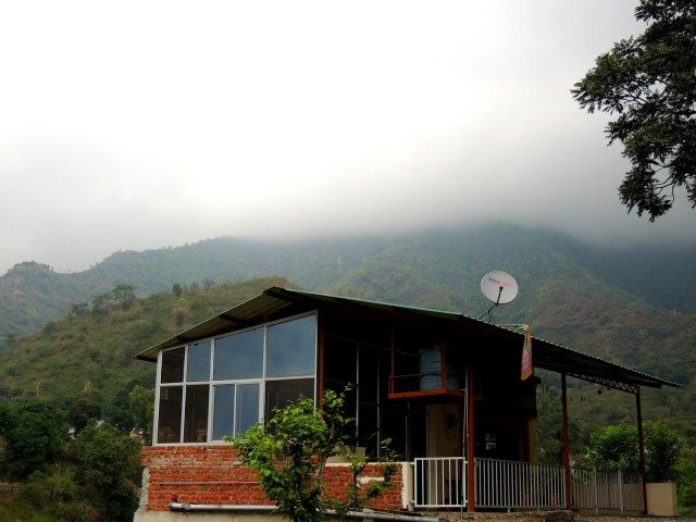 One beautiful house in Dehradun with weather changing in the background