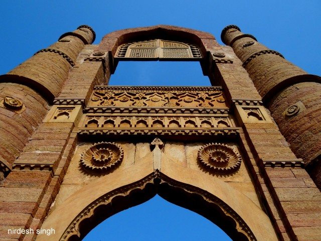 Badal Mahal - Lotus Medallions, Ogee Arches and Jaalis