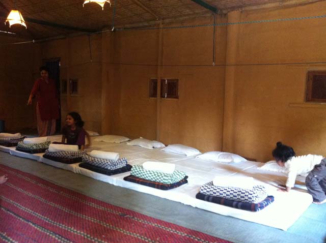 Our Dormitory on the first night