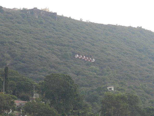 Cable Car at Pichola Lake