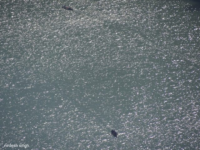 Nainital - Sun Glinting on the Naini Lake