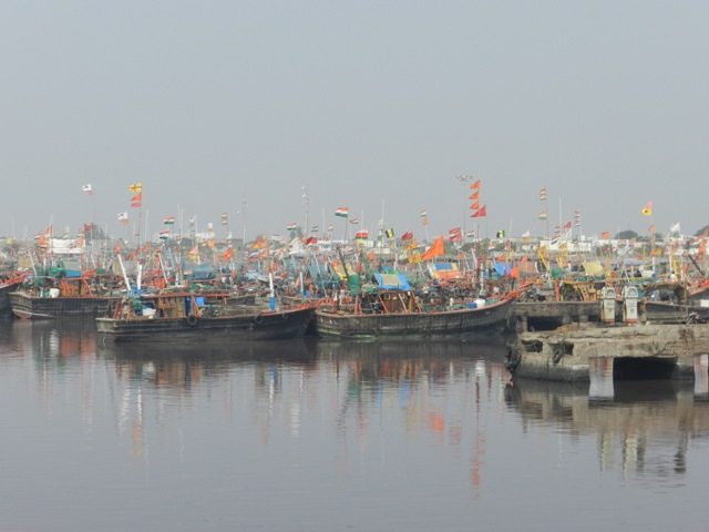 Fishing boats at Mangrol