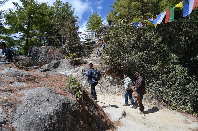Trek Route to the Monastery