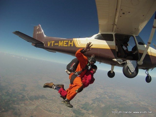 Moment after separation