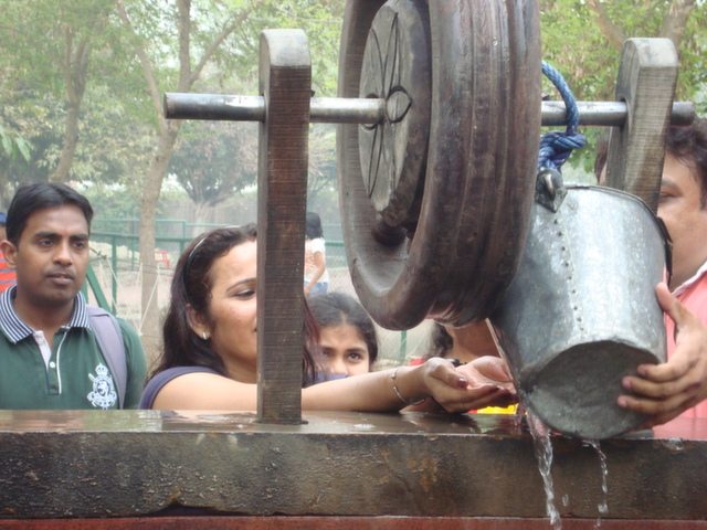 A moment of pleasure for city people, but only those can feel the agony, who had drawn water from the well.
