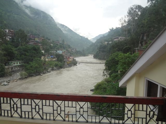 View from Rampur Hotel Room