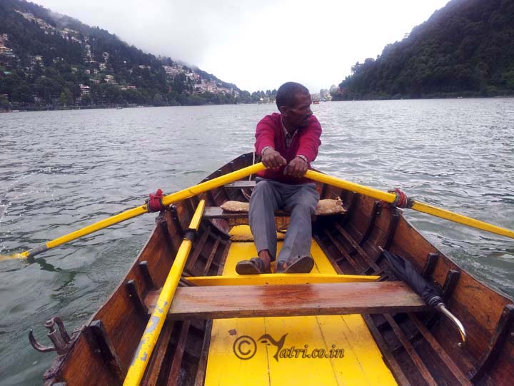 Boating in Naini Lake