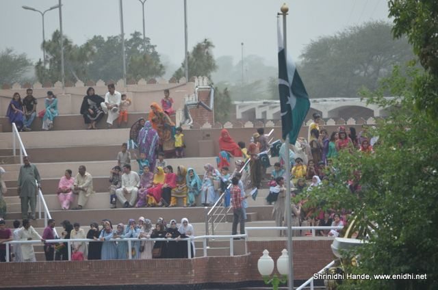 visitors on the pakistan side