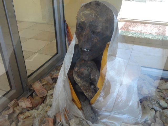 More than 500 yrs. old mummy at Giu village
